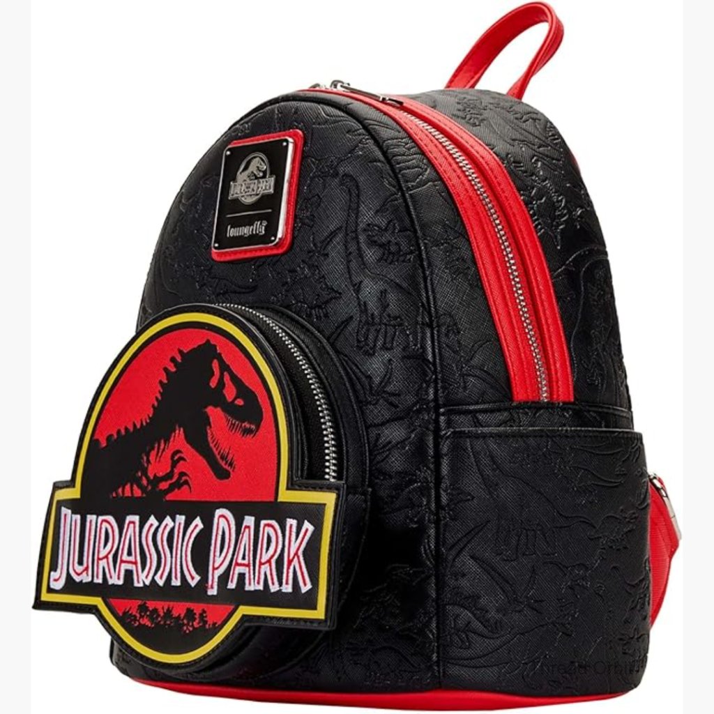Faux Leather Mini Backpack With Double Straps, Water Resistant Daypack